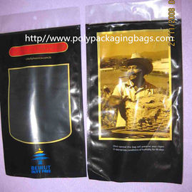 छह सिगार प्लास्टिक बैग / सिगार जिपलॉक बैग OPP PE टुकड़े टुकड़े में सामग्री
