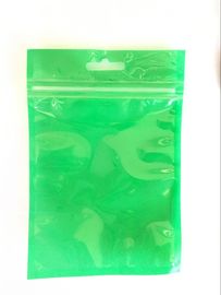 पारदर्शी पन्नी ज़िपलॉक बैग पैकेजिंग अनुकूलित रंग हरा और काला