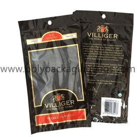ह्यूमिडिफायर स्पंज के साथ ह्यूमिडिफिकेशन सिस्टम जिपर रीसेलेबल सिगार ह्यूमिडोर बैग सिगार पैकेजिंग बैग