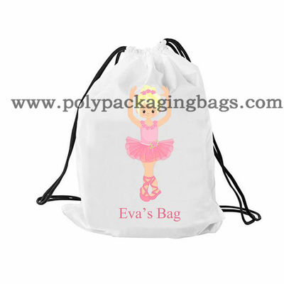 बायोडिग्रेडेबल सीपीई पीई प्लास्टिक ड्रॉस्ट्रिंग बैकपैक प्लास्टिक बैग