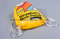 कपड़ों के ड्रॉस्ट्रिंग प्लास्टिक बैग के लिए 40 एल 0.05 मिमी पीई प्लास्टिक ड्रॉस्ट्रिंग बैकपैक