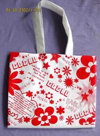 लोकप्रिय छोटे पीपी शॉपिंग बैग फ्लोरा के साथ विज्ञापन के लिए छपे
