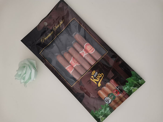 तम्बाकू के लिए TABACALERA Humidor बैग सिगार ताजा रखने के लिए लचीला जिपर के साथ