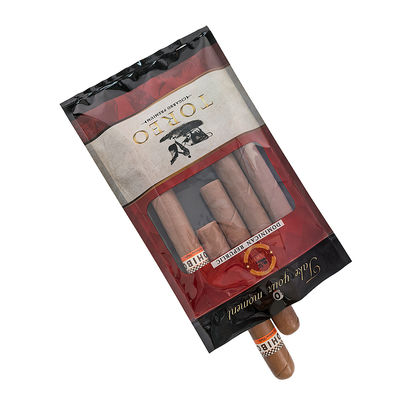 कस्टम सिगार रैप्स पैकेजिंग बैग धूम्रपान पत्ता बैग रोलिंग तंबाकू पैकेजिंग पाउच तंबाकू सिगार माइलर बैग