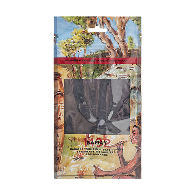 लोगो कस्टम सिगार Humidifier पाउच साफ़ विंडो / ज़िपलॉक / हैंग होल के साथ