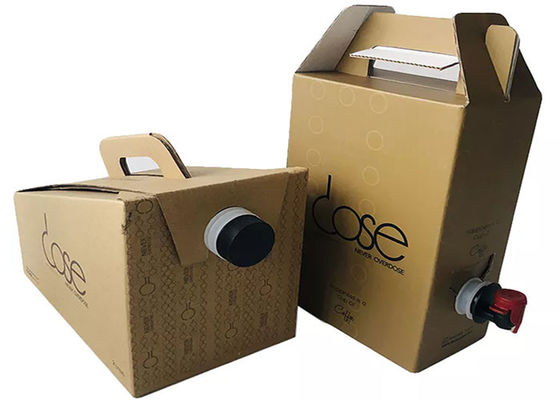 वाल्व / स्पिगोट 200 220 माइक्रोन के साथ बॉक्स डिस्पेंसर में 2 एल / 3 एल / 5 एल डिस्पोजेबल कॉफी बीआईबी बैग