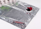 Red Wine / Oil / Water / Juice Detergent Aluminum Foil Bag With Tap Valve
