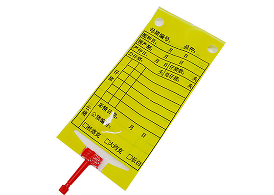100ML कस्टम सुअर वीर्य संग्रह बैग OPP डिज़ाइन 0.04mm-0.22mm