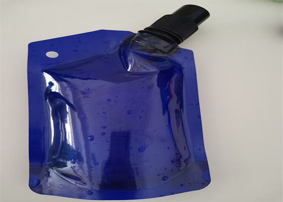 स्वनिर्धारित पारभासी पेय रस ठग स्टैंड अप पाउच मैट हैंग होल के साथ