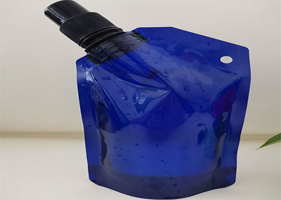 स्वनिर्धारित पारभासी पेय रस ठग स्टैंड अप पाउच मैट हैंग होल के साथ