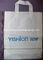 Frosted Plastic Bags / Soft Loop Handle Bag with Logo Printed
