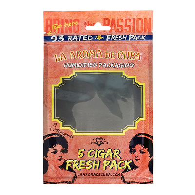 कस्टम मुद्रण यात्रा सिगार Humidor बैग 4-6 सिगार सिगार पैकेजिंग बैग के साथ आर्द्र प्लास्टिक बैग