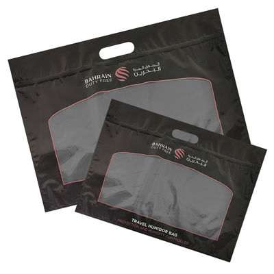 अनुकूलन मुद्रण आर्द्रता सिगार बैग ज़िपर सिगार Humidor पैकेजिंग यात्रा आर्द्रता Humidifier बैग