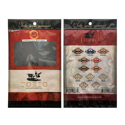 कस्टम सिगार रैप्स पैकेजिंग बैग धूम्रपान पत्ता बैग रोलिंग तंबाकू पैकेजिंग पाउच तंबाकू सिगार माइलर बैग