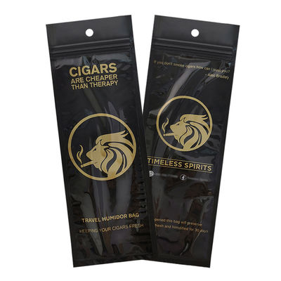 कस्टम प्रिंटिंग सीलबंद प्लास्टिक तंबाकू धूम्रपान पेन रैप पैकेजिंग व्यक्तिगत सिंगल सिगार पैकेज बैग