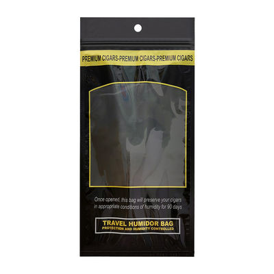 कस्टम लोगो सिगार आर्द्रता बैग के साथ निर्मित आर्द्रता पैक आर्द्रता तंबाकू सिगार बैग Ziplock