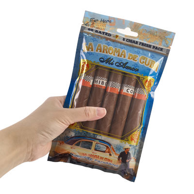 कस्टम लक्जरी लेदर सिगार ट्रैवल केस जिसमें ह्यूमिडिफायर पोर्टेबल सिडर लाइन वाला ह्यूमिडोर बैग, नमी नियंत्रण ज़िपलॉक पाउच