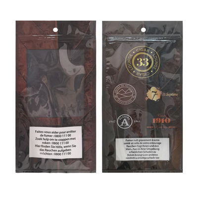 Custom Logo Cigar Humidified Bag with Built-in Moisture Pack Humidity Tobacco Cigar Bags Ziplock