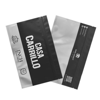 Custom Printed Plastic Cigar Zip Lock Packaging Bag With Zipper Tobacco Cigar Mylar Bag