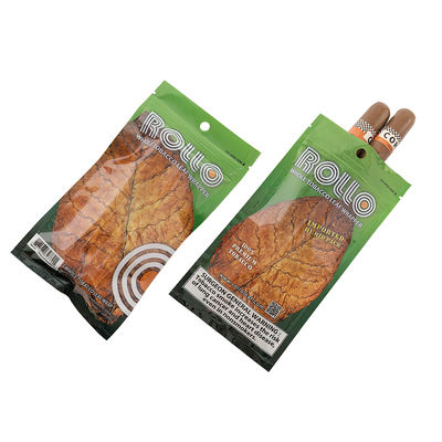 कस्टम मुद्रण प्लास्टिक हाथ रोलिंग धूम्रपान सामान तंबाकू Ziplock सिगार बैग मॉइस्चराइजिंग पैकेजिंग बैग