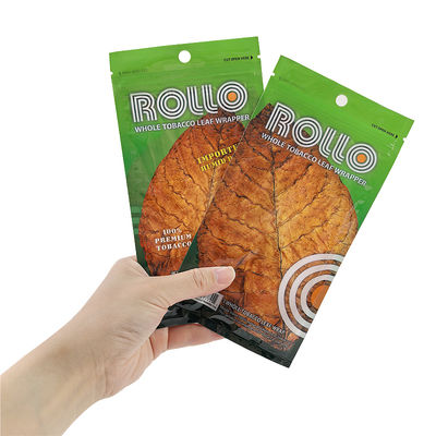 कस्टम मुद्रण प्लास्टिक हाथ रोलिंग धूम्रपान सामान तंबाकू Ziplock सिगार बैग मॉइस्चराइजिंग पैकेजिंग बैग