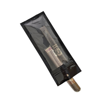 कस्टम मायलर ज़िप लॉक रीसीलेबल सिगार बैग प्लास्टिक हैंड रोलिंग धूम्रपान एक्सेसरीज़ पैकेजिंग पाउच मॉइस्चराइजिंग भोजन के लिए