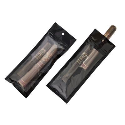 कस्टम मायलर ज़िप लॉक रीसीलेबल सिगार बैग प्लास्टिक हैंड रोलिंग धूम्रपान एक्सेसरीज़ पैकेजिंग पाउच मॉइस्चराइजिंग भोजन के लिए