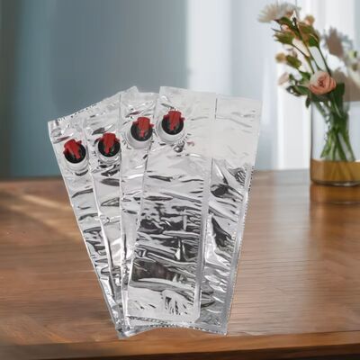 स्पॉट के साथ टेक्सचर्ड सरफेस बैग इन बॉक्स प्लास्टिक कंटेनर, फूड ग्रेड लिक्विड पैकेजिंग अनुप्रयोगों के लिए उपयुक्त