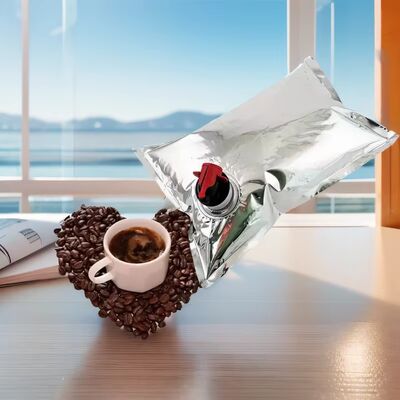 अनुकूलित BIB बैग बॉक्स में सामान के साथ टैप स्पूट वाइन जूस तेल और अन्य तरल उत्पादों की पैकेजिंग के लिए आदर्श