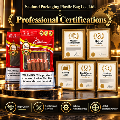 MOPPPE Cigar Humidor Bags Capable Of Holding 5 to 20 Cigars Depending On Size Effective Moisture Barrier Packaging