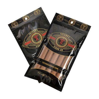 Large Cigar Humidor Bags Designed with Ziplock Closure Using MOPP PE Material Structure Ensuring Freshness and Protection