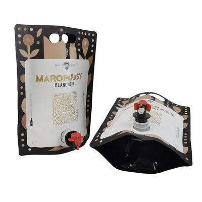 Customized Stand Up Pouch With Spout High Strength Spout Pouch Packaging Designed For Food Beverage And Chemicals