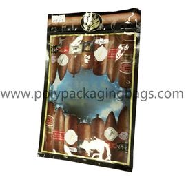 कस्टम तंबाकू सहायक उपकरण सिगार Humidor प्लास्टिक बैग सिगार आर्द्रता बैग ज़िप लॉक के साथ: