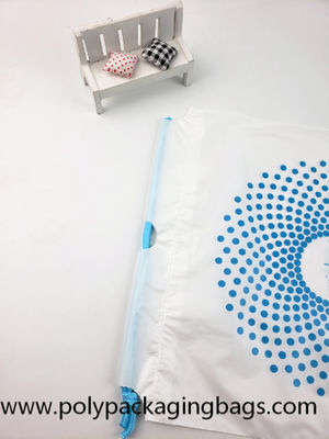 CPE क्लॉथ ड्रॉस्ट्रिंग प्लास्टिक बैग्स डिजिटल डेली न्युरिटीज पैकेजिंग मॉइस्चर प्रूफ