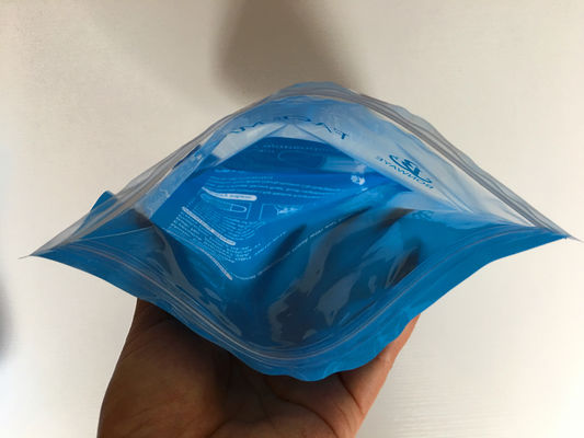नमी सबूत CMYK OPP PET PE लैमिनेटेड मास्क पैकेजिंग बैग मास्क के लिए रीसेलेबल Ziplock बैग
