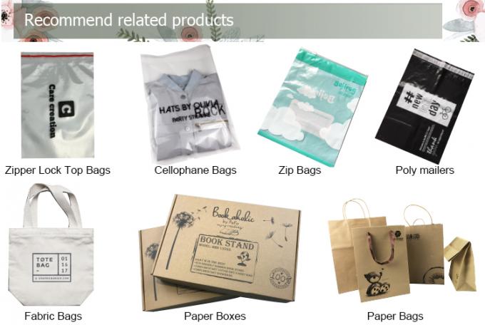 एचडीपीई / एलडीपीई डाई कट पैच हैंडल कस्टम प्लास्टिक मर्केंडाइज रिटेल बैग्स अपने लोगो के साथ