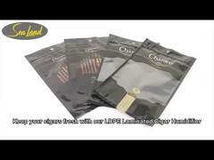 थोक कस्टम मुद्रित सस्ते फिर से बंद करने योग्य प्लास्टिक सिगार आर्द्रता बैग