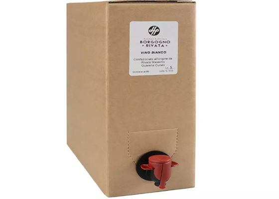 शराब पेय के लिए बॉक्स 20 लीटर में प्लास्टिक पैकेजिंग एसेप्टिक बीआईबी बैग