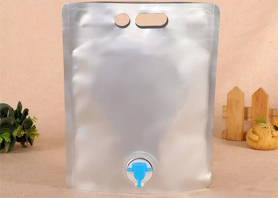 टोंटी / पानी की कल BOPA पीई सामग्री के साथ एल्यूमीनियम पन्नी पुन: प्रयोज्य शराब की थैली