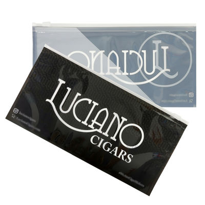 पैकेजिंग निर्माता ज़िपर पैकेजिंग पॉकेट सिगार ज़िपलॉक बैग बॉक्स में सिगार प्लास्टिक बैग