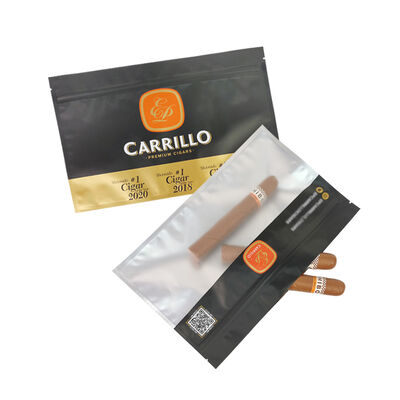 MOPP पीई सामग्री संरचना सिगार ह्यूमिडोर बैग सिगार मॉइस्चराइजिंग प्लास्टिक ज़िपर बैग टिकाऊ नमी नियंत्रण बैग
